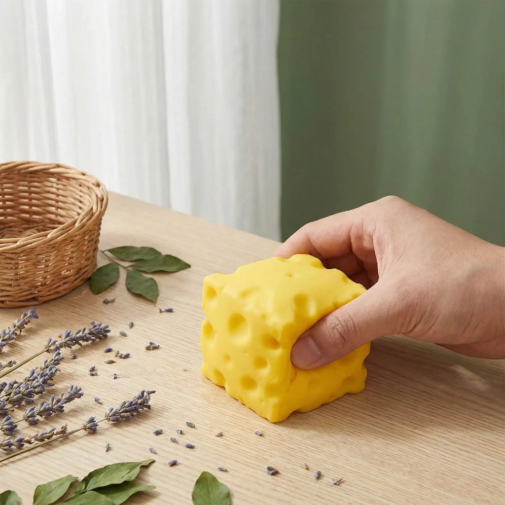 Cheese Squishy Stress Relief Fidget Toy