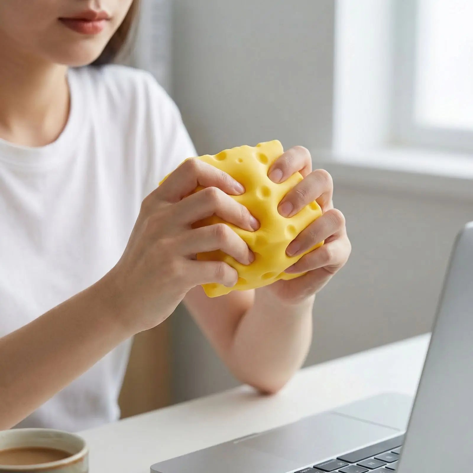 Cheese Squishy Stress Relief Fidget Toy